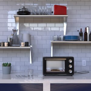 Stainless Steel Wall Shelves - Image 4