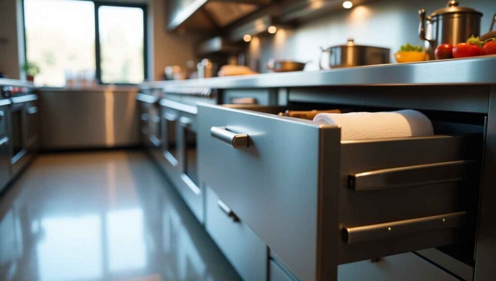 stainless steel drawers