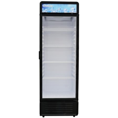 Coldline G12E-B 24&Quot; Single Glass Door Merchandiser Refrigerator – 12 Cu. Ft
