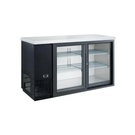DBB48-S2 2-Door Bar and Beverage Cooler with Sliding Glass Doors
