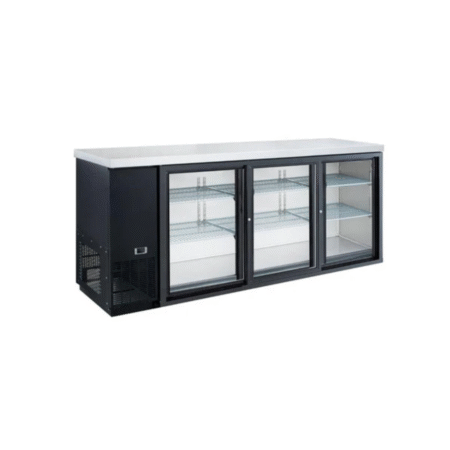 DBB72-S3 3 Door Bar and Beverage Cooler Front View