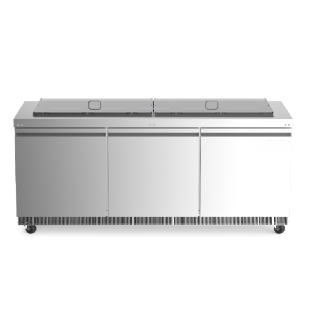 Cbt-72-Cpc 72&Quot; Stainless Steel Refrigerated Salad Bar, Buffet 2 Cbt-72-Cpc 72&Quot; Buffet Table Side View