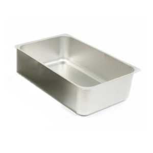 Full Size 6&Quot; Deep Aluminum Spillage Water Pan Front View