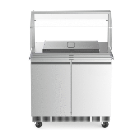 Stainless Steel Refrigerated Buffet Table By Express Kitchquip