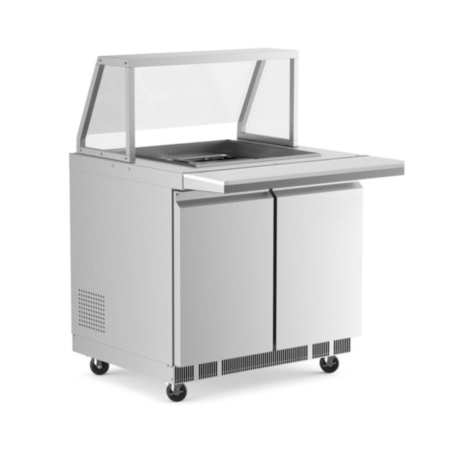 Cbt36-Sg 36&Quot; Refrigerated Employee Service Salad Bar Front View