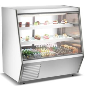 Hdl60 60&Quot; Refrigerated Slanted Glass Deli Case Front View