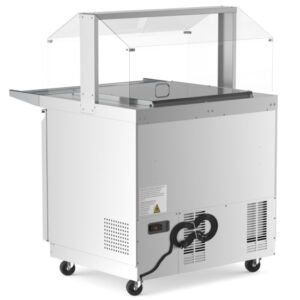 Express Kitchquip Refrigerated Salad Bar Interior Shelves
