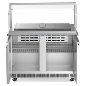 Express Kitchquip Cbt-48-Csg Refrigerated Salad Bar Front View