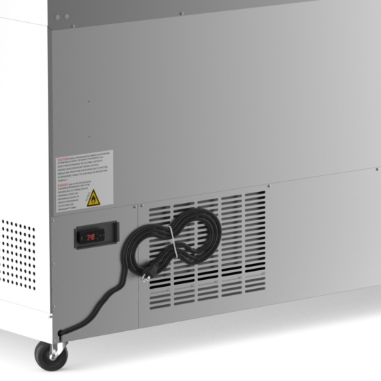 Cbt60-Sg 60&Quot; Refrigerated Employee Service Salad Bar With Cutting Board 2 Cbt60-Sg Salad Bar Interior Storage Section