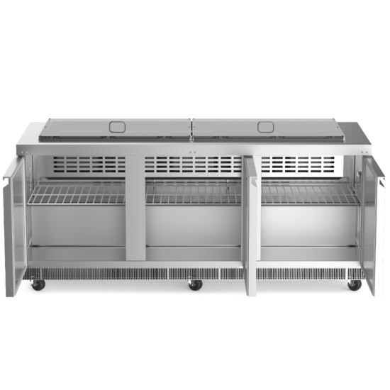 Cbt-72-Cpc 72&Quot; Stainless Steel Refrigerated Salad Bar, Buffet 3 Cbt-72-Cpc 72&Quot; Refrigerated Salad Bar Interior