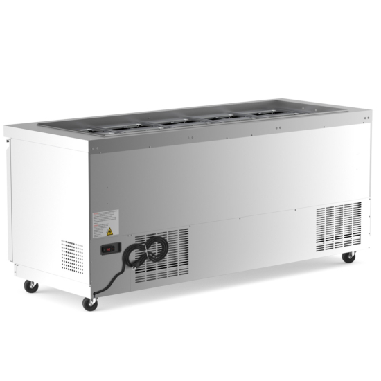 Cbt-72-Cpc 72&Quot; Stainless Steel Refrigerated Salad Bar, Buffet 4 Cbt-72-Cpc 72&Quot; Stainless Steel Salad Bar Temperature Control Panel