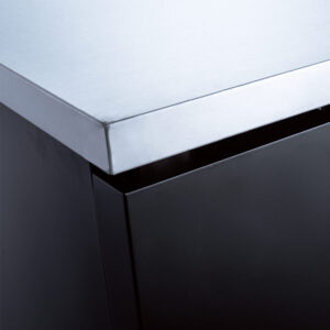 Cdd-60 60&Quot; Black 4 Tap Refrigerated Direct Draw Beer Dispenser 3 Coffee Draw Top 2