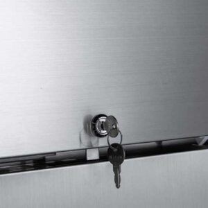 Cdd-60 60&Quot; Black 4 Tap Refrigerated Direct Draw Beer Dispenser 7 Door Lock Top Mount 4 1