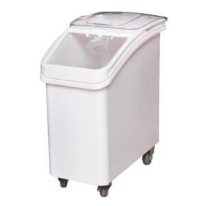 22 Gal Mobile Ingredient Storage Bin With Sliding Lid