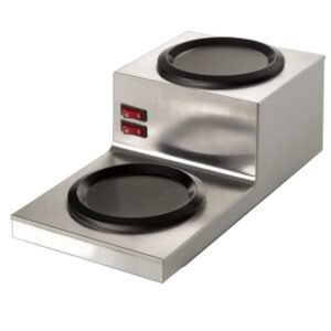 Pdw2-L Ladder Double Burner Warmer Plate - Front View