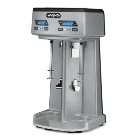 Dual Spindles and Stainless Steel Malt Cups in Position