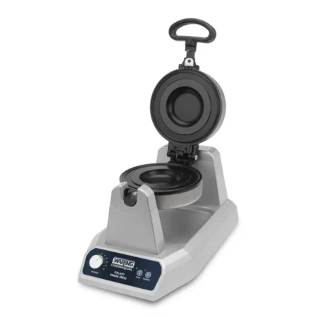 Single Commercial Panini Press w/ Aluminum Smooth Plates, 120v