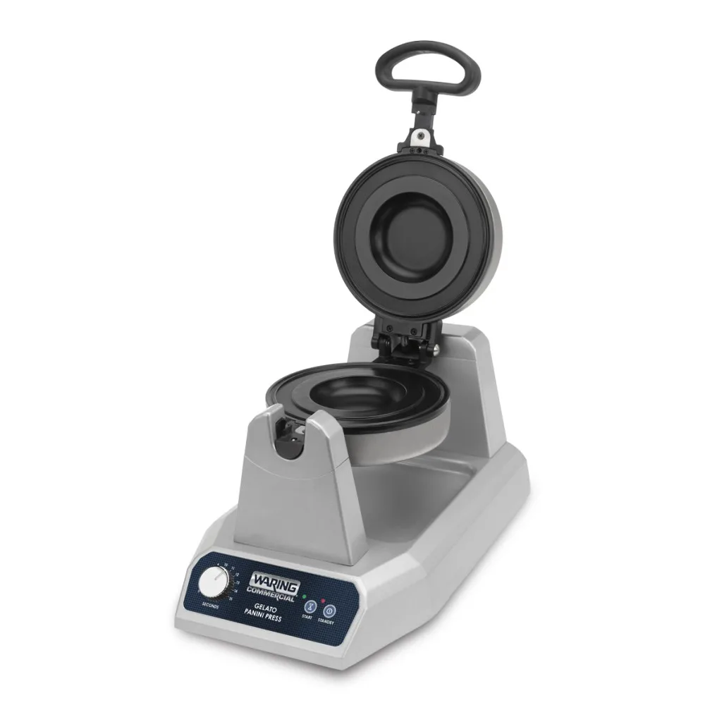 Waring Wicsp180 Single Commercial Panini Press W/ Aluminum Smooth Plates, 120V 1 Single Commercial Panini Press W/ Aluminum Smooth Plates, 120V