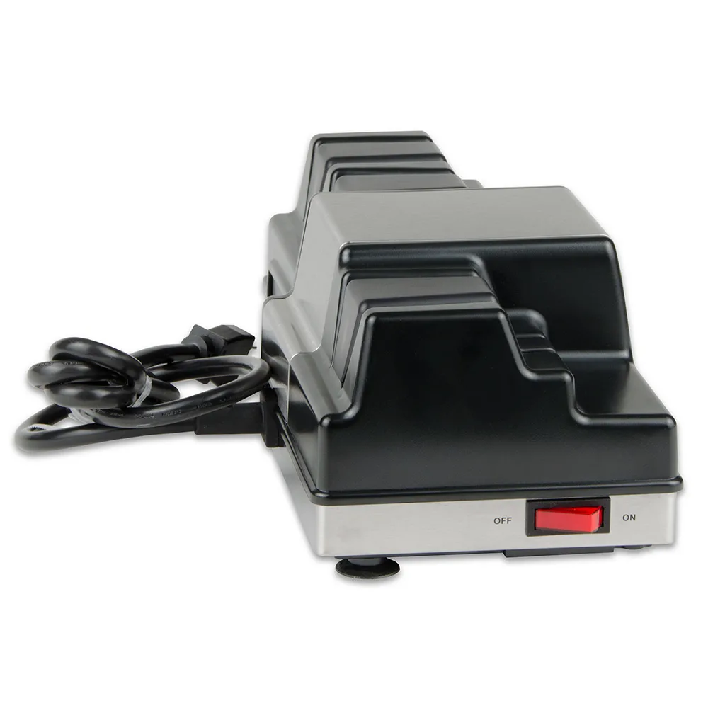 Waring Wks800 Electric Knife Sharpener W/ 3 Wheels &Amp; Magnetized Drawer 3 Waring Wks800 With Magnetized Metal Shavings Drawer Open