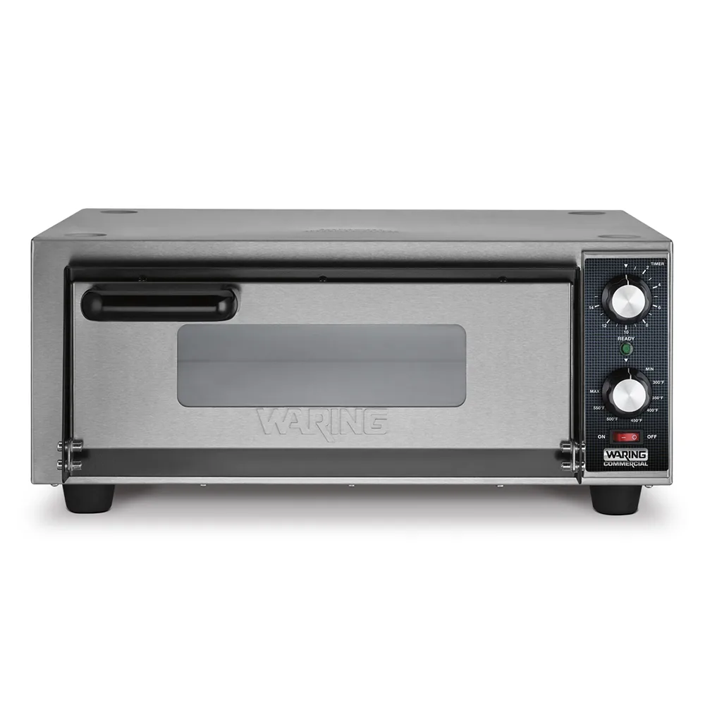Waring Wpo100 Countertop Single Multi-Purpose Deck Oven - 120V 3 Mechanical Temperature Dial And On/Off Switch