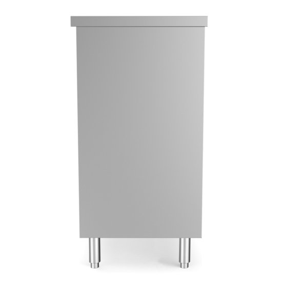 Prepline Pc-18&Quot; Stainless Steel Enclosed Base Work Tables 5 Prepline Work Table Set Up In A Professional Kitchen