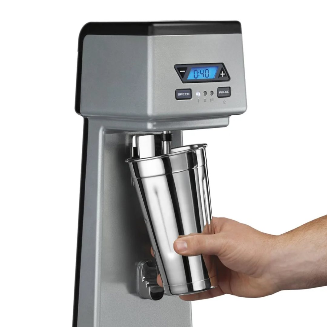 Wdm120Tx Countertop Drink Mixer W/ (1) Spindle &Amp; (3) Speeds 4 Close-Up Of The Three-Speed Push-Button Controls And The 10-Minute Timer.
