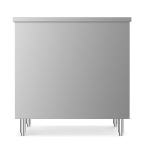 Prepline Pc-24&Quot; Stainless Steel Enclosed Base Work Table 10 Stainless Steel Pc Cabinet