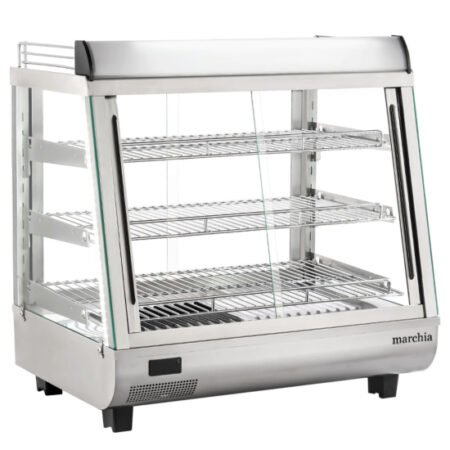 Close-up of Digital Temperature Controller on Heated Countertop Display