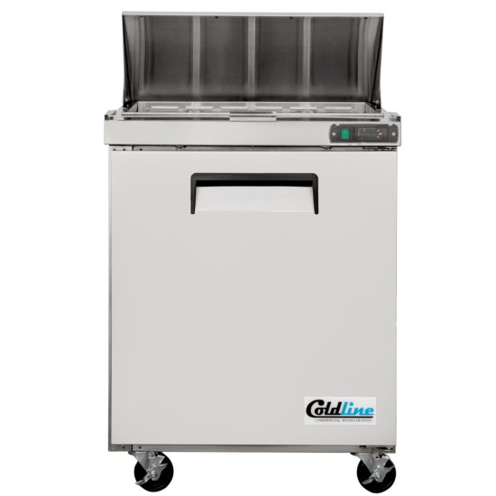 Coldline Spn-29 29&Quot; Narrow Depth Refrigerated Sandwich Prep Table 3 Coldline Spn-29 29&Quot; Narrow Depth Refrigerated Sandwich Prep Table - Image 3