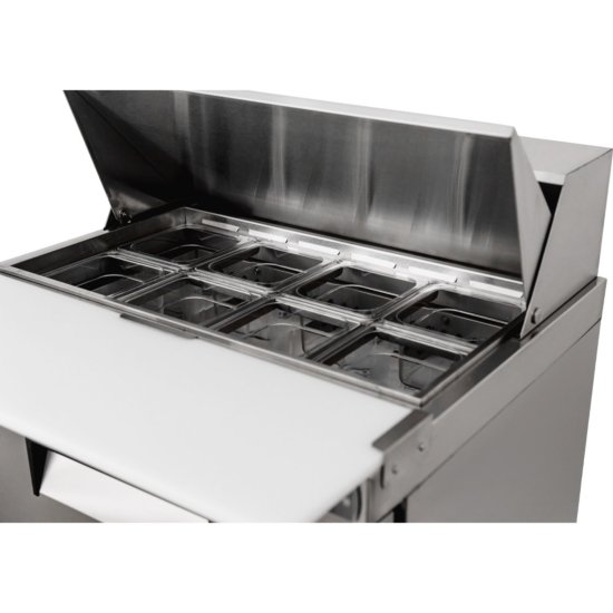 Coldline Spn-29 29&Quot; Narrow Depth Refrigerated Sandwich Prep Table 5 Coldline Spn-29 29&Quot; Narrow Depth Refrigerated Sandwich Prep Table - Image 5