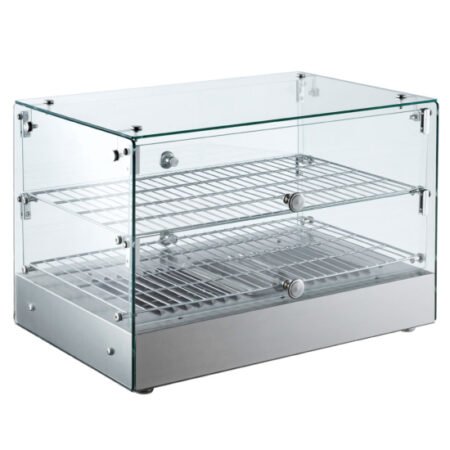 Straight Glass Countertop Hot Food Display Warmer