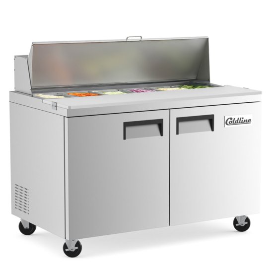 Coldline Sandwich Prep Tables With Cutting Board &Amp; Food Pans 6 The Ultimate Sandwich Prep Station.