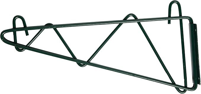 Express Kitchquip Epoxy Green Wall Mounting Bracket For Wire Shelving 2 Brackets For Commercial Retail Or Home Use Nsf Certified Set Of 2 Brackets 3 Express Kitchquip Epoxy Green Wall Mounting Bracket For Wire Shelving 2 Brackets For Commercial Retail Or Home Use Nsf Certified Set Of 2 Brackets - Image 3