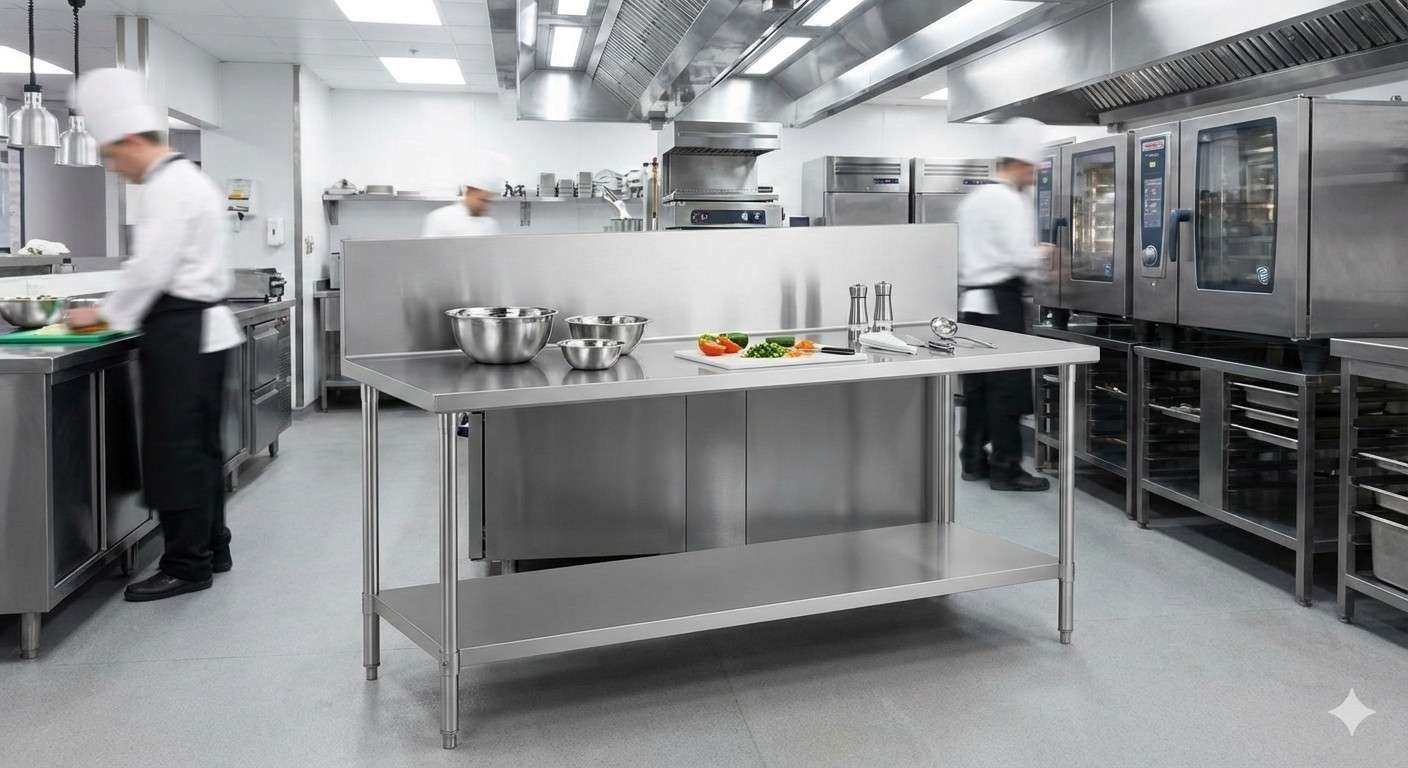 6 Signs It’s Time To Replace Your Old Commercial Kitchen Work Tables 1 Work Table