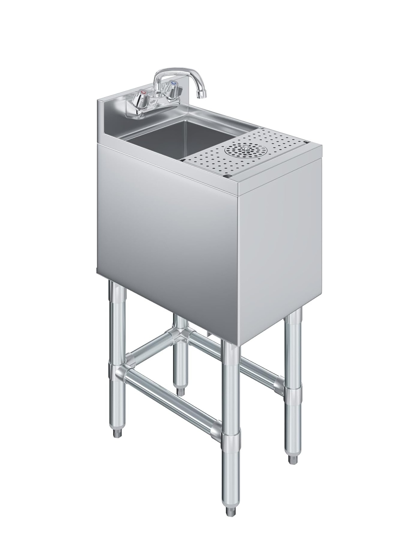 Underbar Mixology Station – Stainless Steel Bar Sink With Glass Rinser &Amp; 3&Quot; Backsplash 1 Underbar Mixology Station – Stainless Steel Bar Sink With Glass Rinser &Amp; 3&Quot; Backsplash