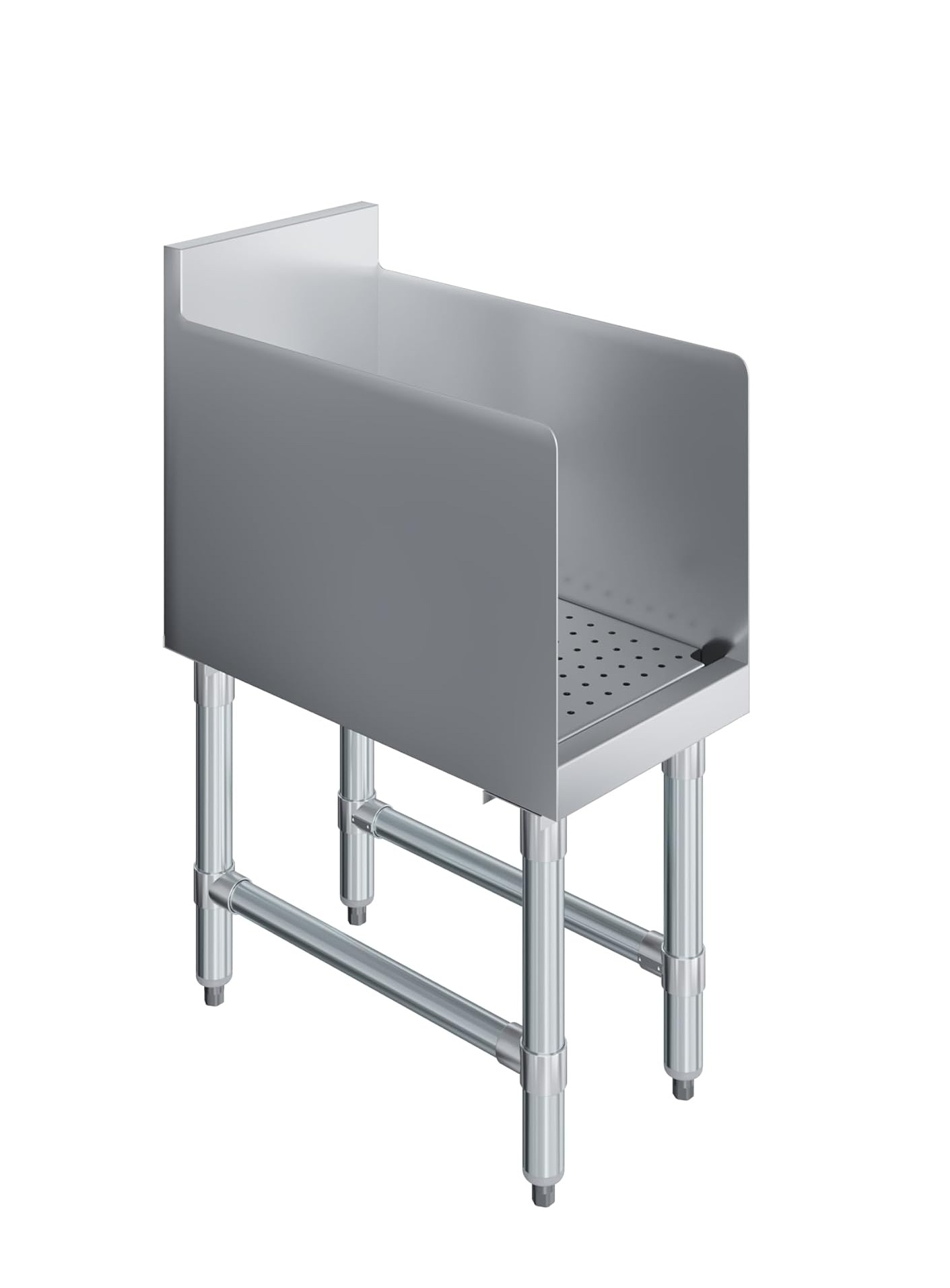 Recessed Underbar Drainboard With 3&Quot; Backsplash – 304 Stainless Steel Bar Drain Station Nsf 1 Recessed Underbar Drainboard With 3&Quot; Backsplash – 304 Stainless Steel Bar Drain Station Nsf