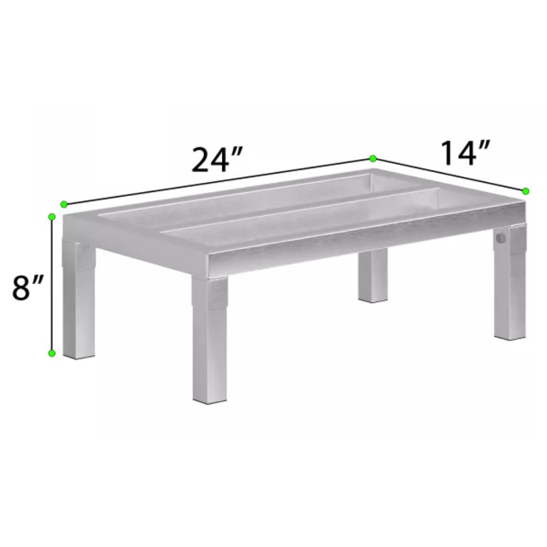 Commercial Aluminum Dunnage Rack - Heavy Duty Kitchen Storage | Express Kitchquip | Nsf Certified 5 Commercial Aluminum Dunnage Rack - Heavy Duty Kitchen Storage | Express Kitchquip | Nsf Certified - Image 5