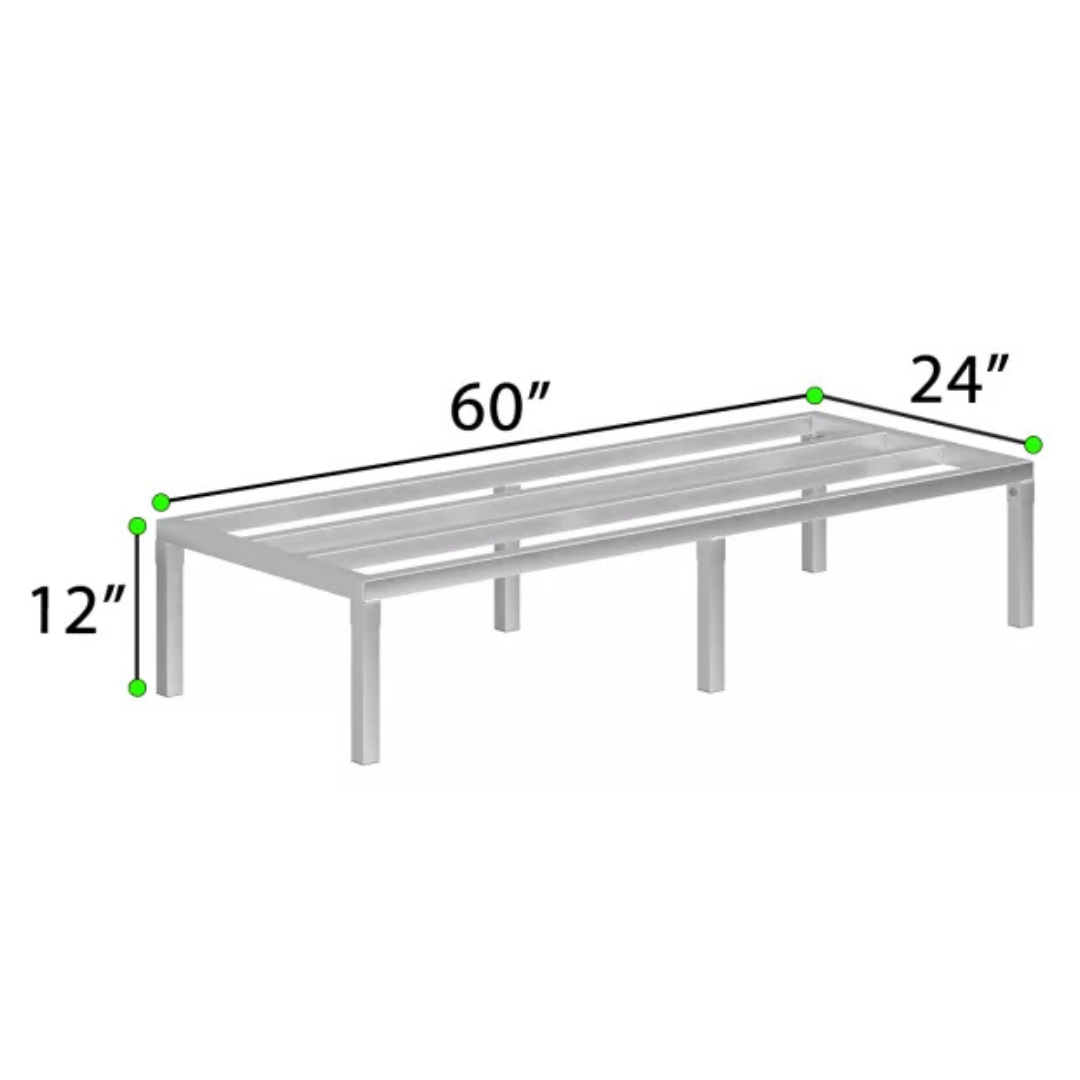Commercial Aluminum Dunnage Rack - Heavy Duty Kitchen Storage | Express Kitchquip | Nsf Certified 18 Commercial Aluminum Dunnage Rack - Heavy Duty Kitchen Storage | Express Kitchquip | Nsf Certified - Image 18
