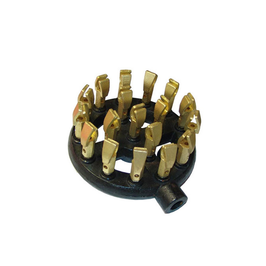 Cookline Sp-1Ws Commercial 13&Quot; Liquid Propane Wok Range 95,000 Btu 2 A High-Output Replacement Burner For Commercial Propane Liquid Gas Ranges Featuring 18 Brass Jet Nozzles Mounted On A Circular Cast Iron Base, Designed For Intense Heat Distribution Required For Wok Cooking.