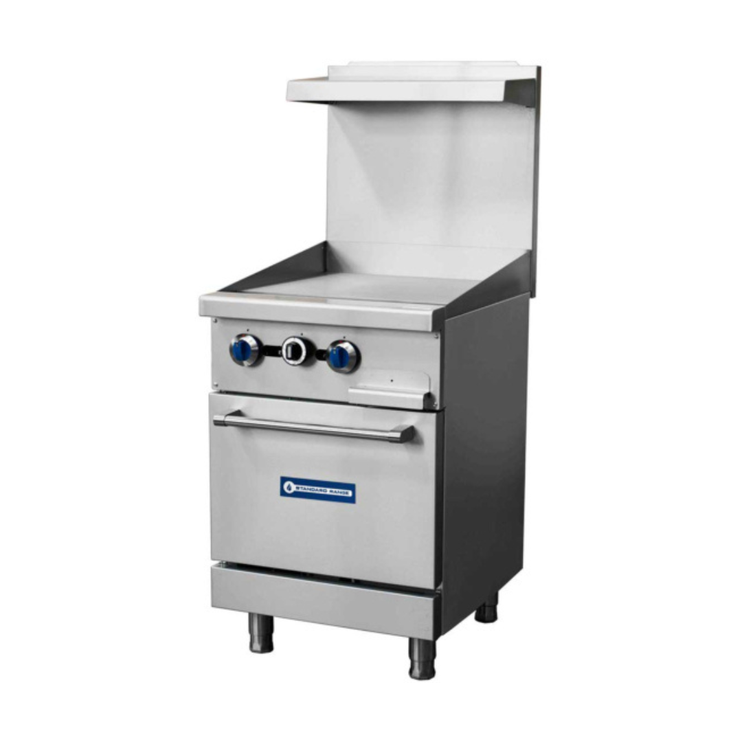 24&Quot; Commercial Range With Griddle And Oven – 93,000 Btu Restaurant Gas Range | Sr-R24-24Mg 2 24&Quot; Commercial Range With Griddle And Oven – 93,000 Btu Restaurant Gas Range | Sr-R24-24Mg - Image 2