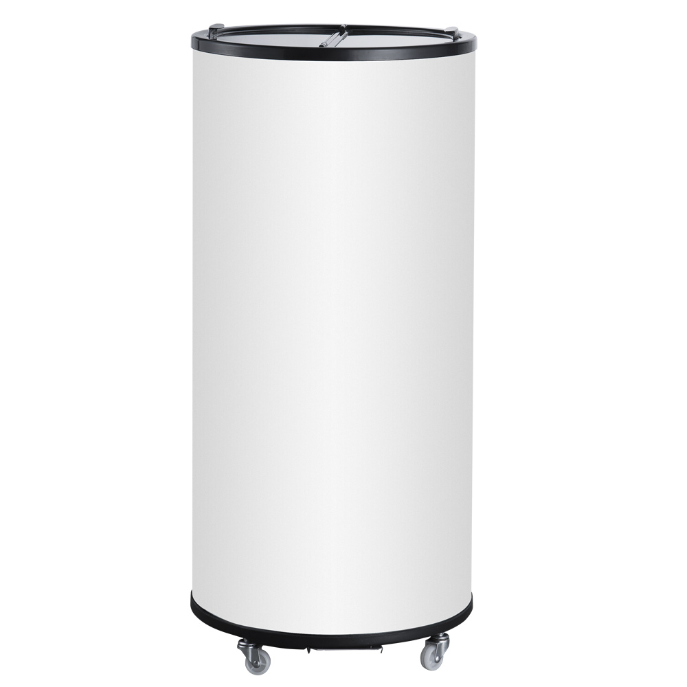 Unity U-Br2 Cold Drink Barrel Merchandiser Refrigerator – 2.3 Cu. Ft. White Bottle &Amp; Can Cooler 1 Unity U-Br2 Cold Drink Barrel Merchandiser Refrigerator – 2.3 Cu. Ft. White Bottle &Amp; Can Cooler