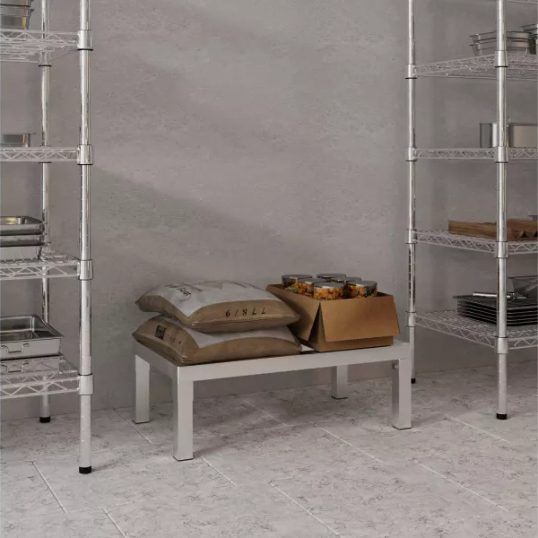 Commercial Aluminum Dunnage Rack - Heavy Duty Kitchen Storage | Express Kitchquip | Nsf Certified 3 Commercial Aluminum Dunnage Rack - Heavy Duty Kitchen Storage | Express Kitchquip | Nsf Certified - Image 3