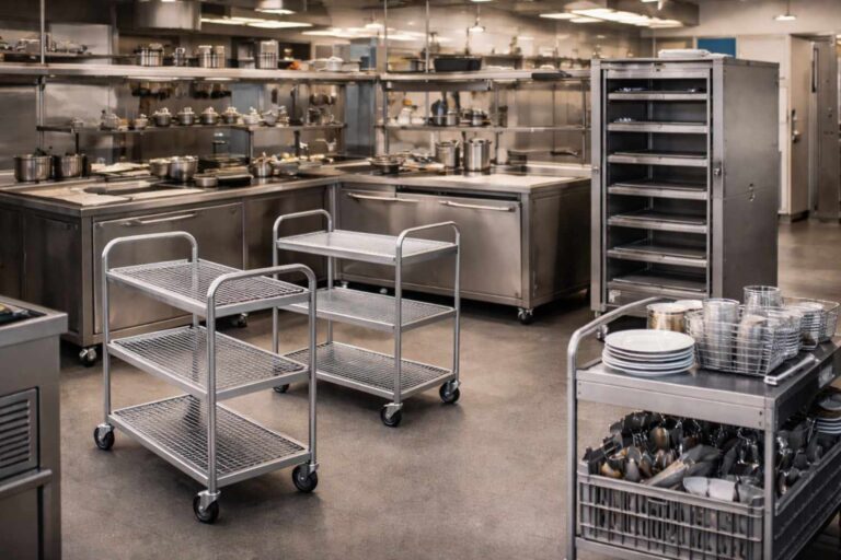 How The Right Kitchen Carts Improve Staff Safety And Productivity 1 How The Right Kitchen Carts Improve Staff Safety And Productivity