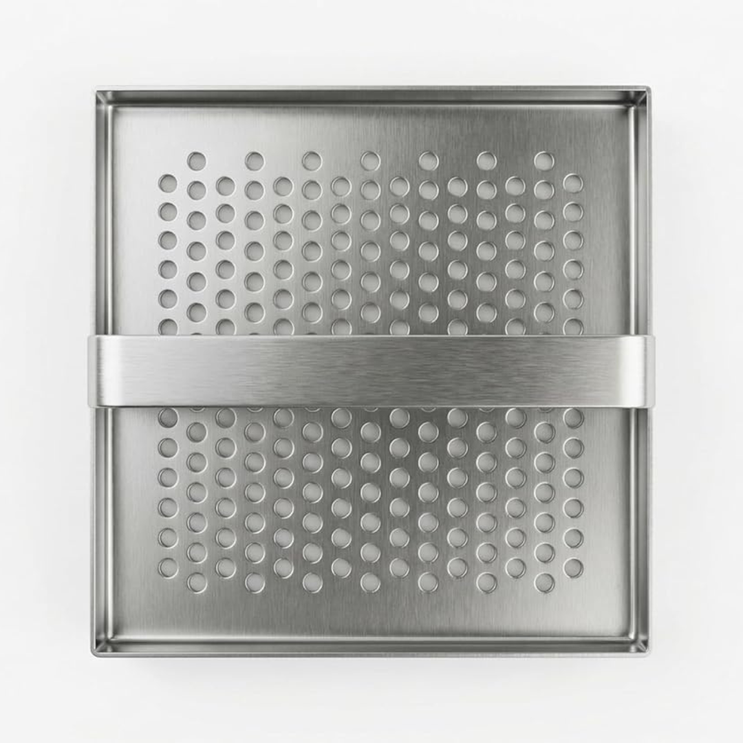 Stainless Steel Floor Drain Strainer 5.75&Quot; Square With Handle | Heavy-Duty Commercial Drain Basket For Kitchen, Mop Sink &Amp; Utility Drains 4 Stainless Steel Floor Drain Strainer 5.75&Quot; Square With Handle | Heavy-Duty Commercial Drain Basket For Kitchen, Mop Sink &Amp; Utility Drains - Image 4