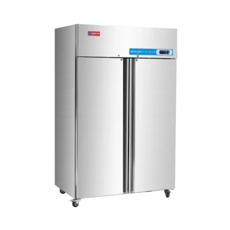 Commercial Freezer Westlake Wk-48F Double Door Reach-In Stainless Steel.