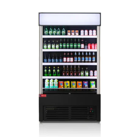 Westlake LD3-2Z-C4, Open Air Merchandiser, Commercial Beverage Cooler, Grab and Go Refrigerator, NSF Certified Cooler, Display Fridge