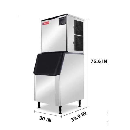 Westlake SK-1029 Commercial Ice Machine producing 1000lbs of cubic ice per day.