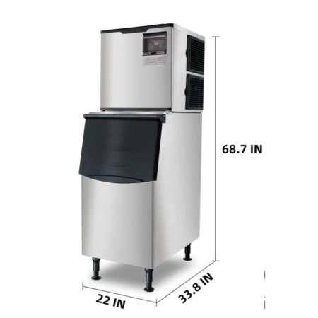 Westlake SK-329 Commercial Ice Machine with 308lb Storage Bin