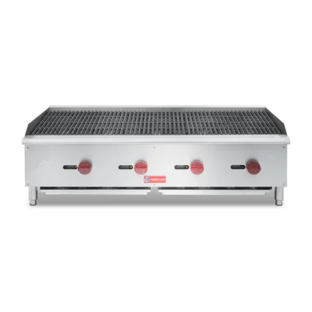 Westlake Ecb-48S 48-Inch Countertop Gas Charbroiler With 4 Independent Burners