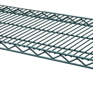 Premium Epoxy Green Wire Wall Shelf - Durable Storage